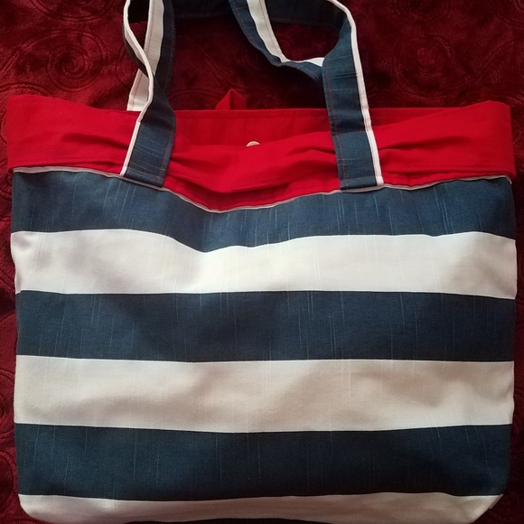 Handmade Cotton Beach/Pool/Anywhere Tote - Picture 3 of 7